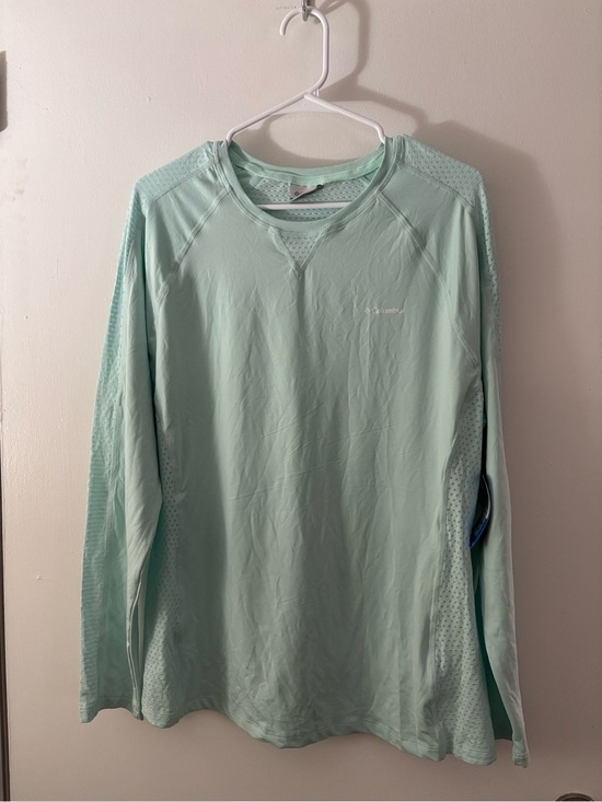 Columbia Tops - Columbia Mint Green Long Sleeve Shirt